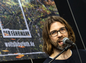Buchvorstellung -DER FÄHRMANN- auf der Leipziger Buchmesse 2017, Stand der Stadt Magdeburg